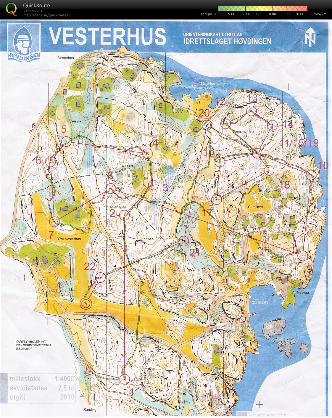 Träning Kristiansand1 karta1